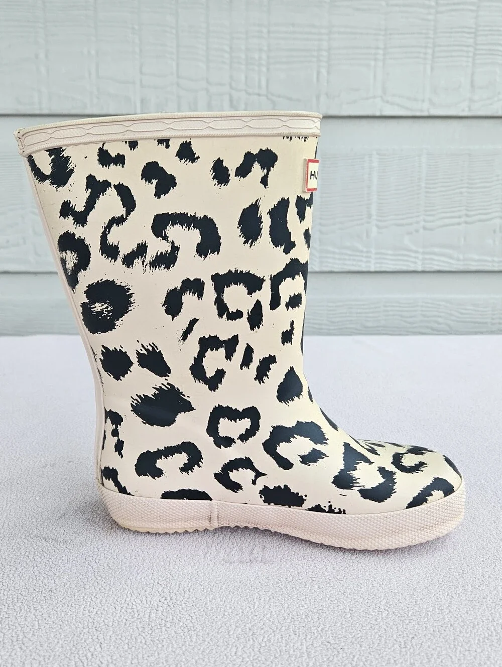 Hunter Kids First Classic Hybrid Print Rainboot Cheetah Leopard US 11 UK 10